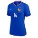 Franța Adrien Rabiot #14 Echipament de Fotbal Replică European 2024 Femei Acasa